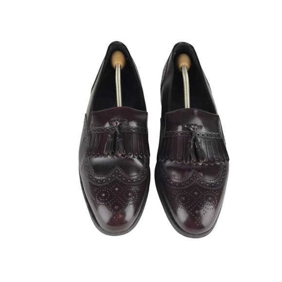 Florsheim Mens Dark Brown 30495 Almond Toe Slip On Loafer Shoes Size 10.5‎ D - Picture 4 of 9